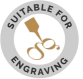 Suitable for engraving