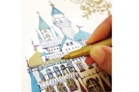 Staedtler 8323-SBK5 5-Shade Metallic Marker