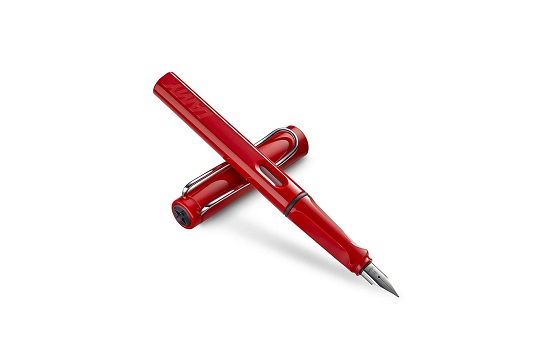 Lamy Safari Red Fountain Pen Collection