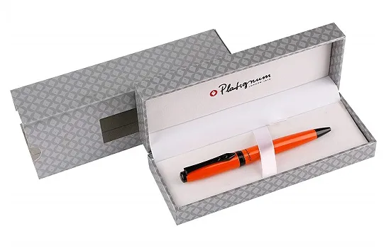 Platignum Orange Ball Point Pen-50314