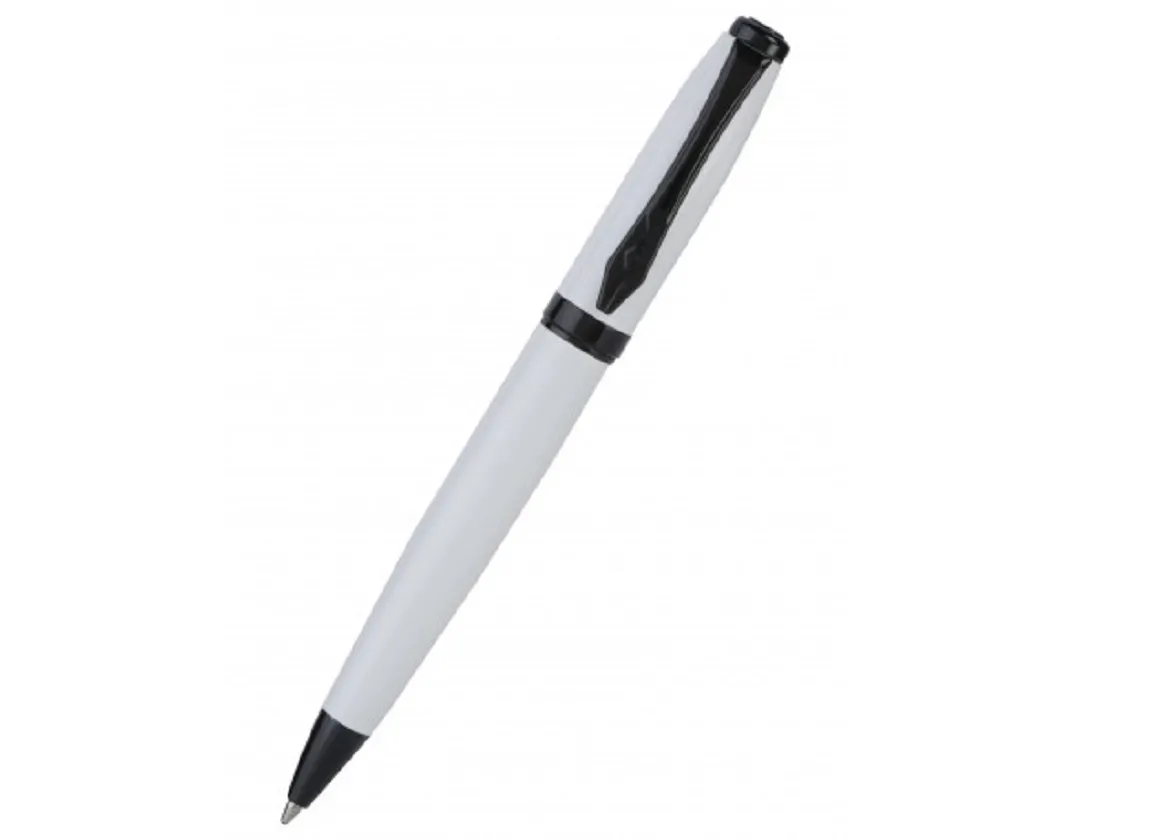 Platignum White Ball Point Pen-50300