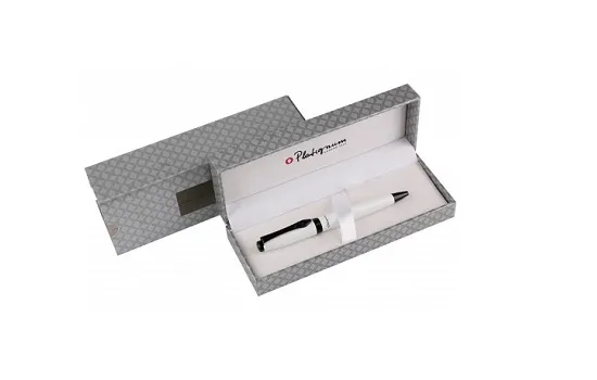 Platignum White Ball Point Pen-50300