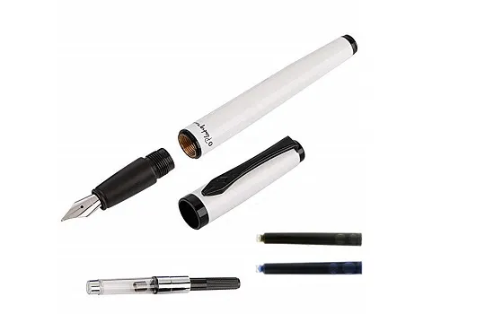 Platignum White Fountain Pen-50301