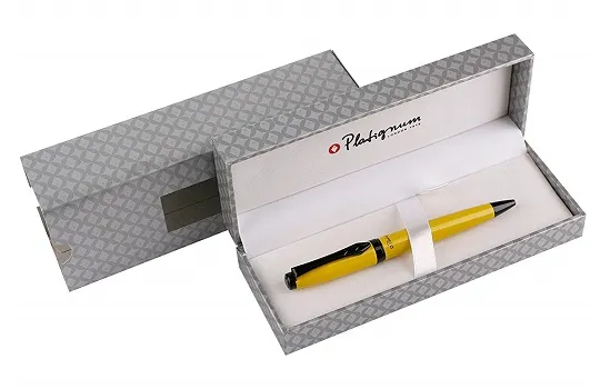 Platignum Yellow Ball Point Pen - 50308
