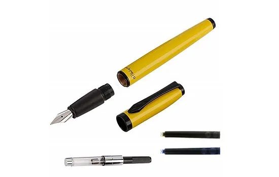 Platignum Yellow Fountain Pen-50307