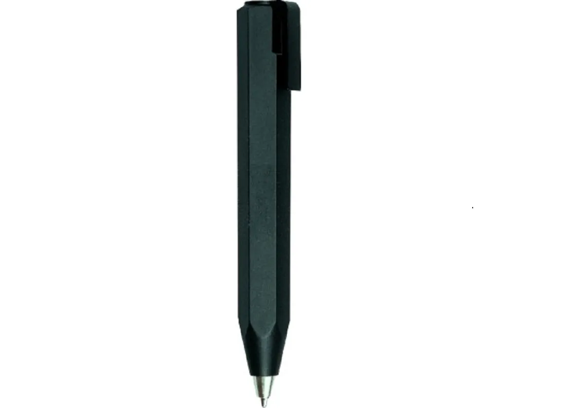 Worther Shorty Ballpoint Black With Clip 12513