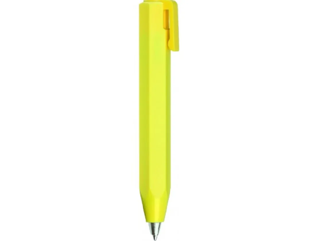 Worther Shorty Ballpoint Yellow With Clip 11513