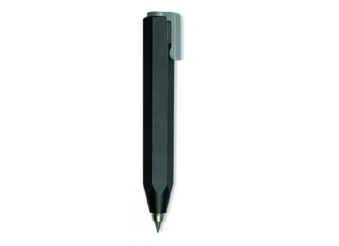 Worther Mechanical Pencil Black With Grey Clip 12010
