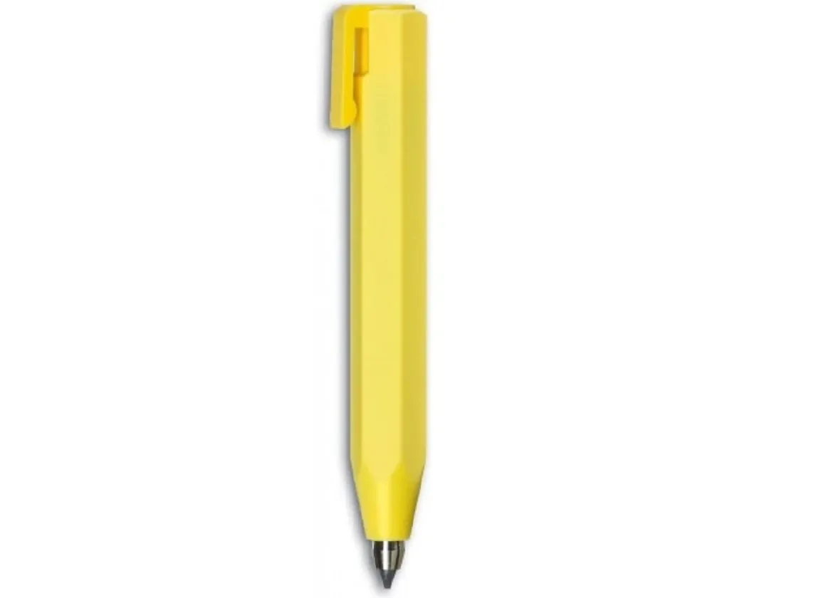 Worther Shorty Mechanical Pencil Yellow With Clip 11510