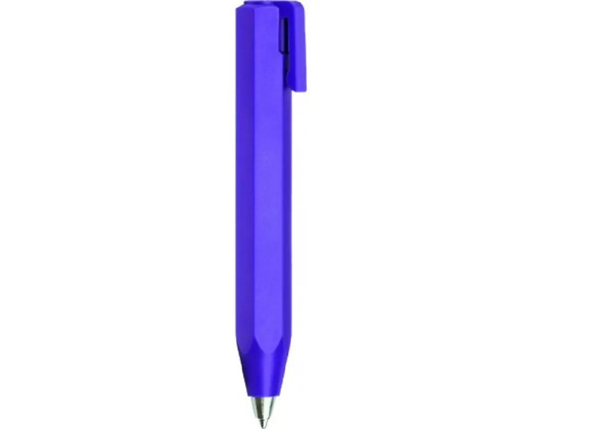 Worther Shorty Ballpoint Purple With Clip 10513