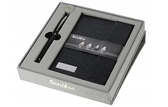 Scrikss Knight 88 Ball Point Pen Matte Black Gift Set
