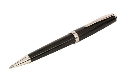 Cleo Classic Palladium Black Ballpoint Pen
