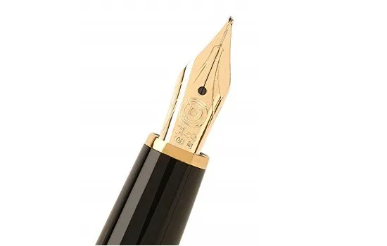 Cleo Skribent Classic Black Gold Fountain Pen medium