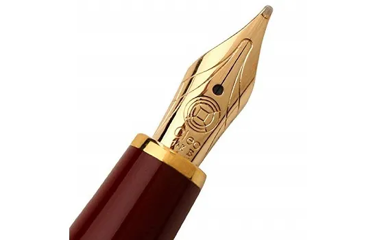 Cleo Skribent Classic Bordeaux Gold Fountain Pen medium