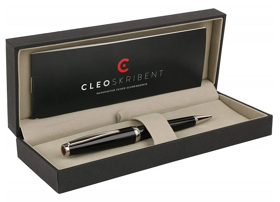 Cleo Skribent Classic Palladium - Black Mechanical Pencil 24005