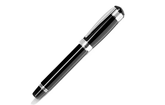 Cleo Skribent Aura Black Fountain Pen 19010 Fine