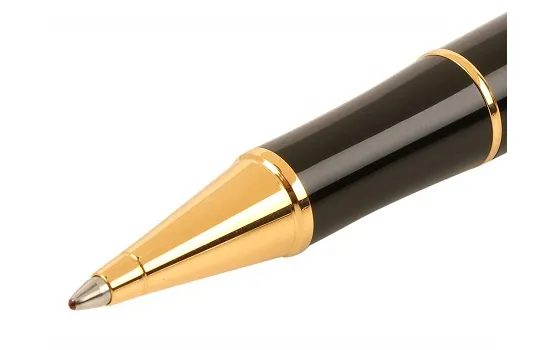 Cleo Skribent Gold - Black Ballpoint Pen 25014