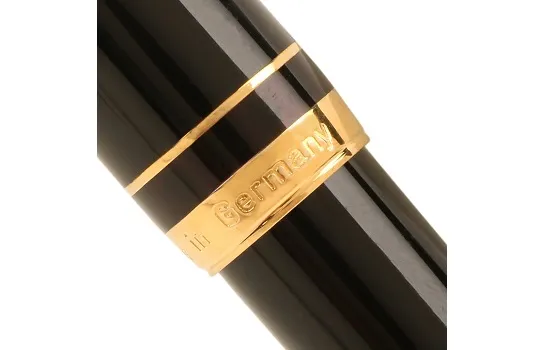 Cleo Skribent Gold - Black Ballpoint Pen 25014