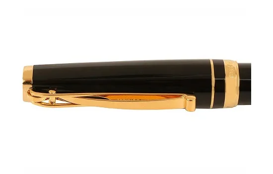 Cleo Skribent Gold - Black Ballpoint Pen 25014