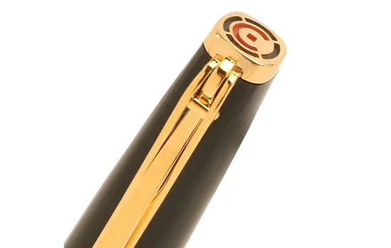 Cleo Skribent Gold - Black Ballpoint Pen 25014
