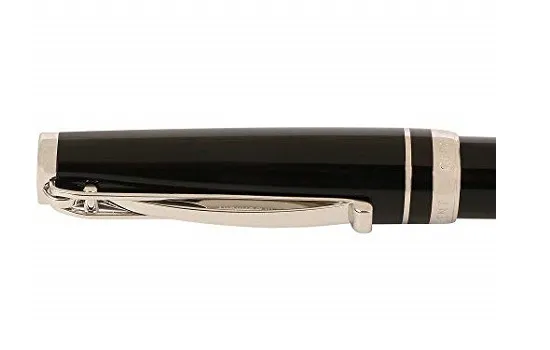Cleo Skribent Platinum - Black Fountain Pen 25031 medium