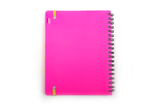 5 Subject Notebook Pink