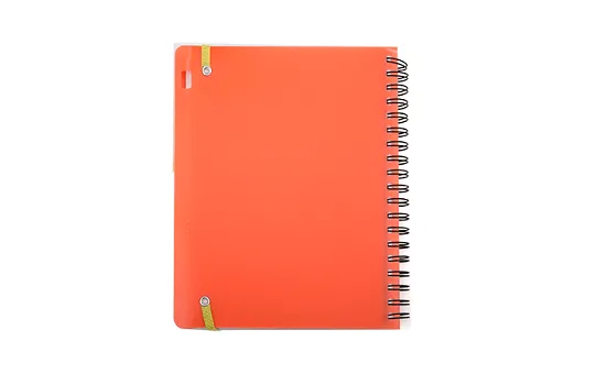 5 Subject Notebook Orange