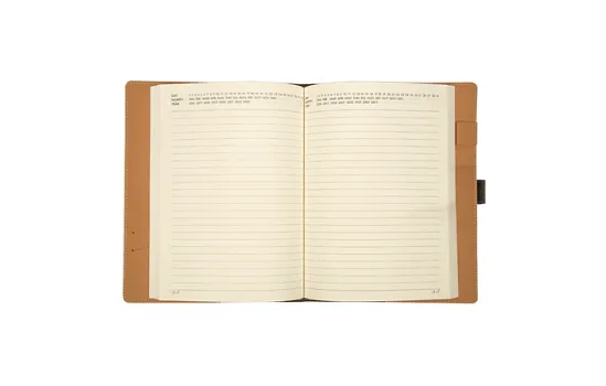 Viva Motif Portfolio Diary Brown
