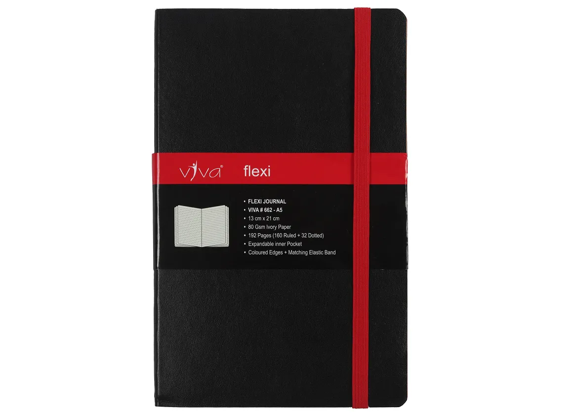 Flexi Journal Red