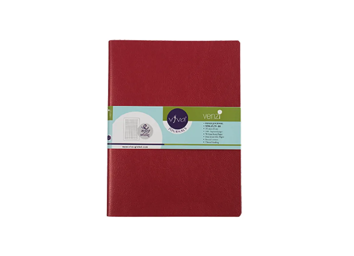 Venzi Journal (A5) Red