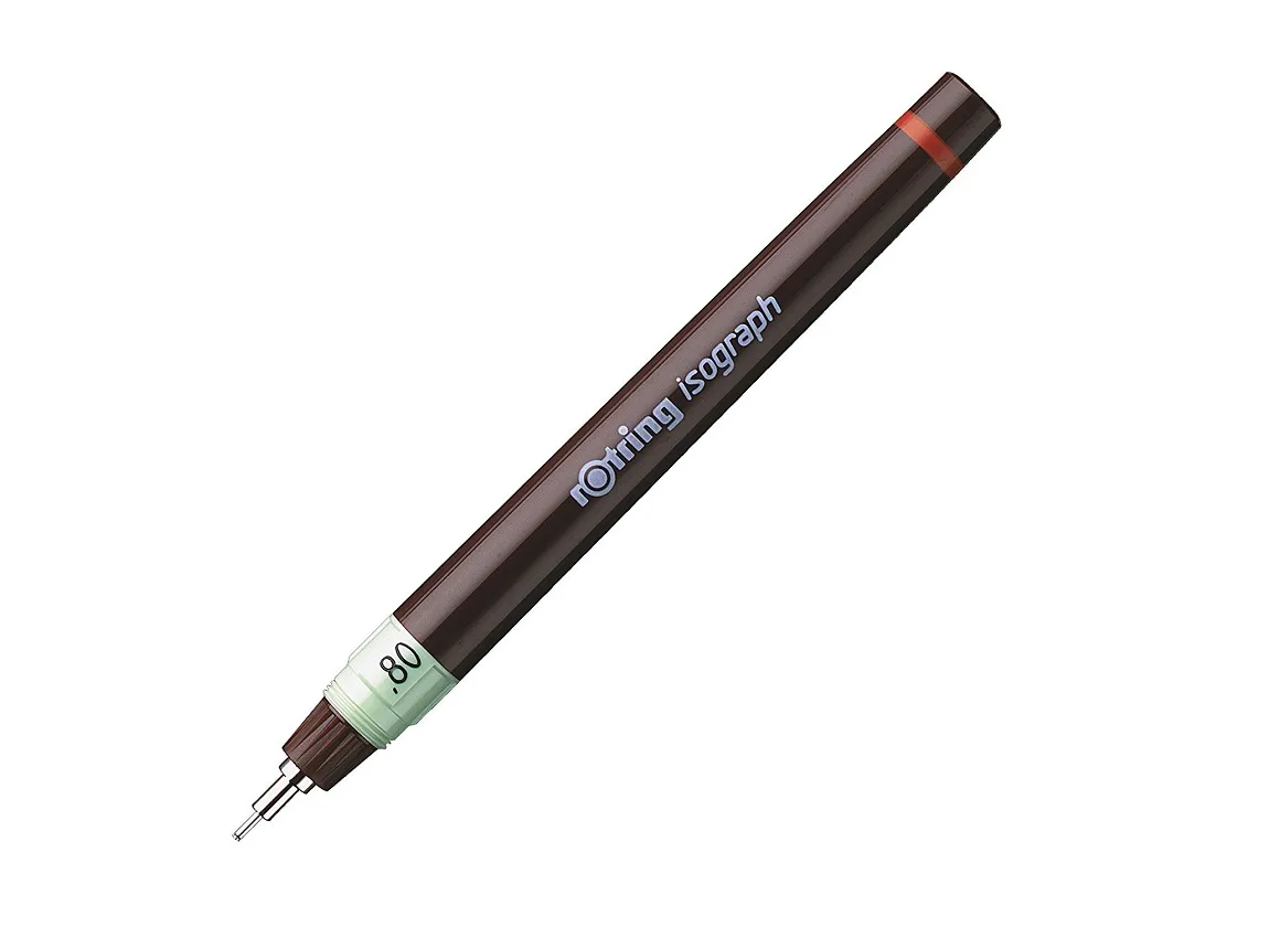 Rotring Isograph Drawing  pen, thickness 0.8 mm