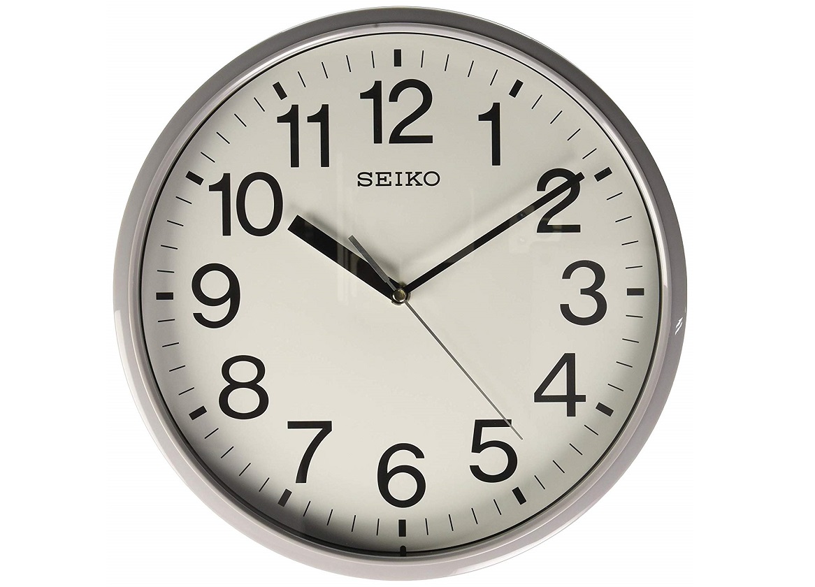 Seiko Wall Clock (Grey) QXA756N