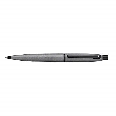 Sheaffer VFM 9424 Sleek Matte Grey Ballpoint Pen With Dark Black Trim