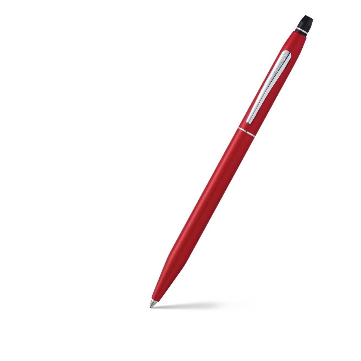 Cross AT0622-119 Click Ballpoint Pen – Crimson Red With Chrome Trims