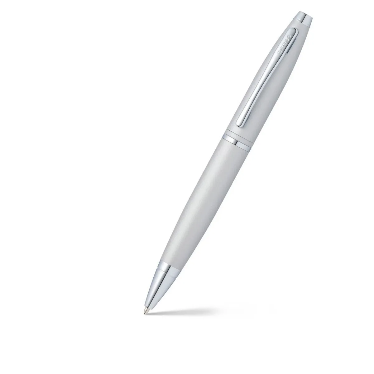 AT0112-16 Cross Calais Satin Chrome Ballpoint Pen in Gift Box