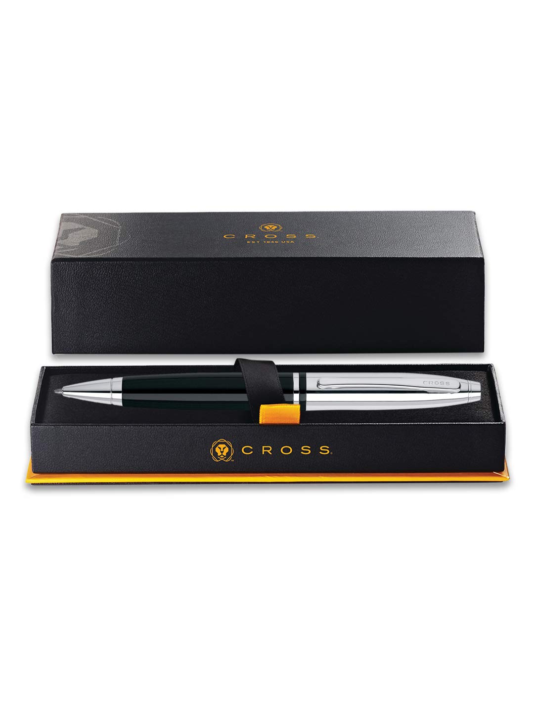 Cross Calais Chrome Ball Pen, Black AT0112-2