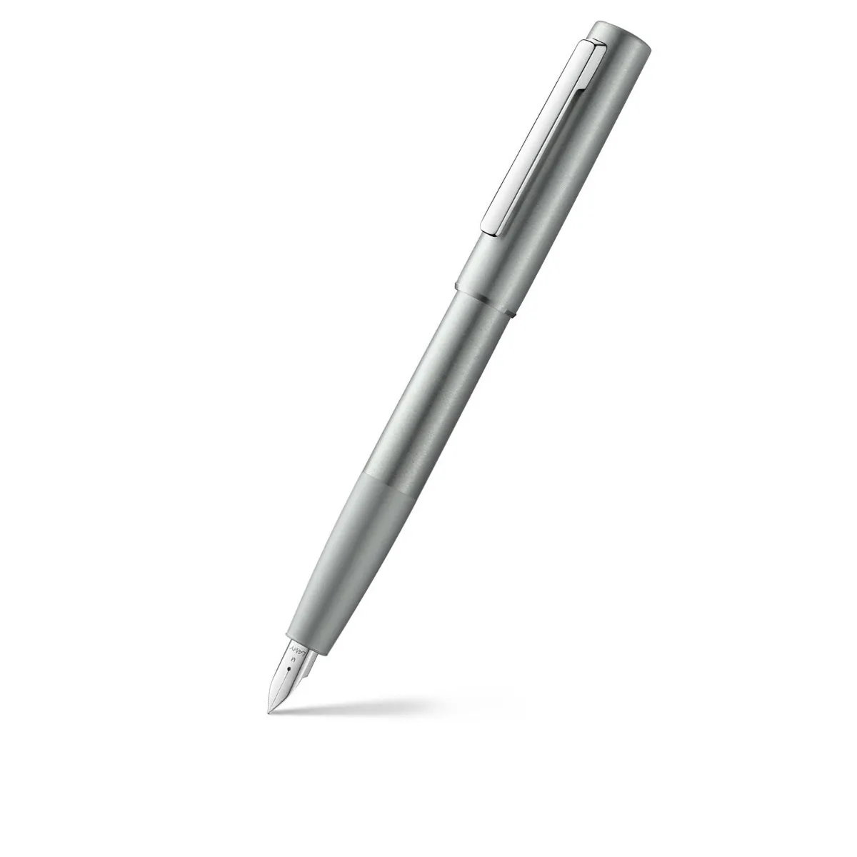 Lamy 077 Aion Fountain Pen Medium – Olive Silver With High Gloss Polished Clip