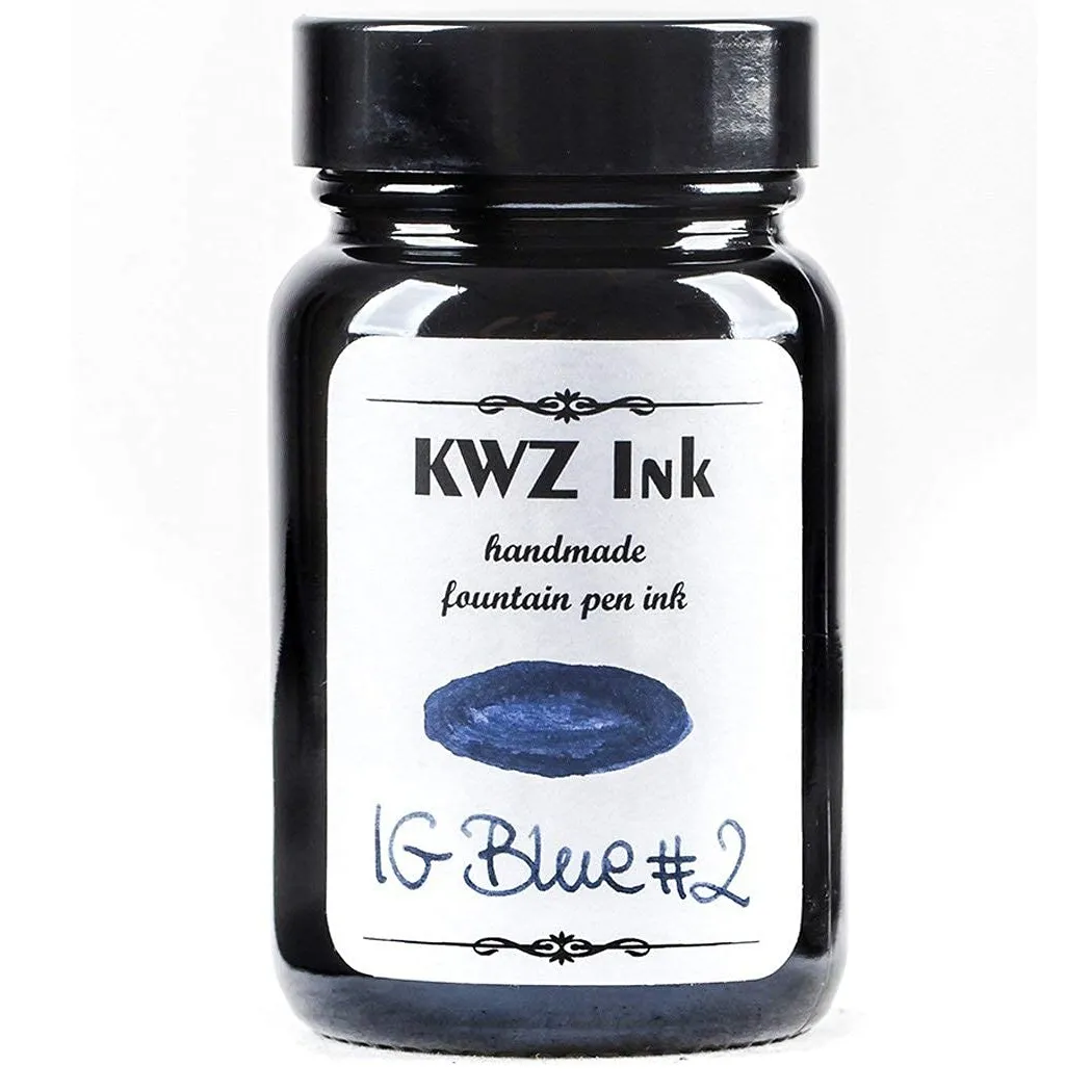 KWZ INK Handmade Fountain Pen Ink 1101-IG Blue #2