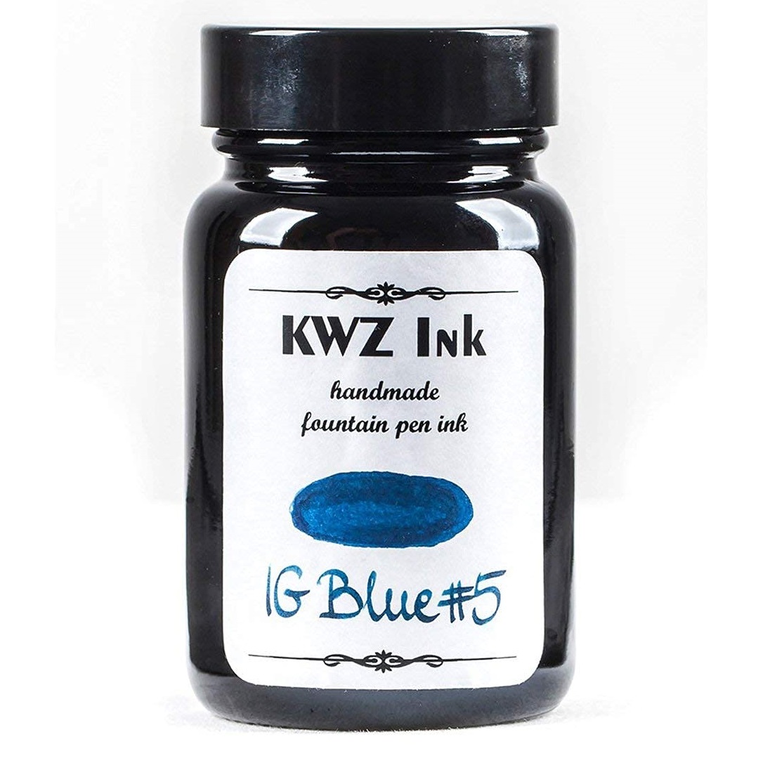  KWZ INK Handmade Fountain Pen Ink 1104-IG Blue #5