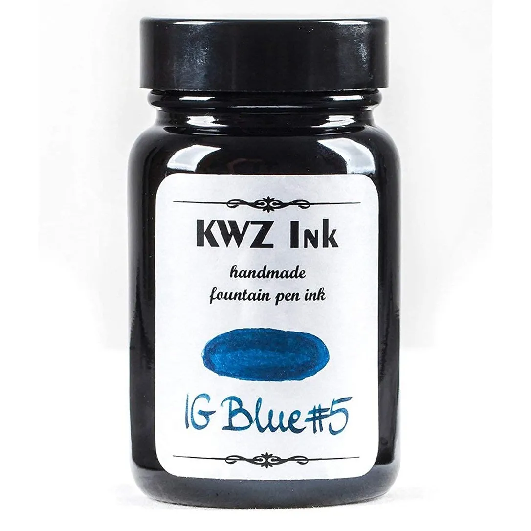 KWZ INK Handmade Fountain Pen Ink 1104-IG Blue #5