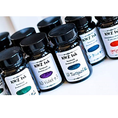  KWZ INK Handmade Fountain Pen Ink 1106-IG Blue Black