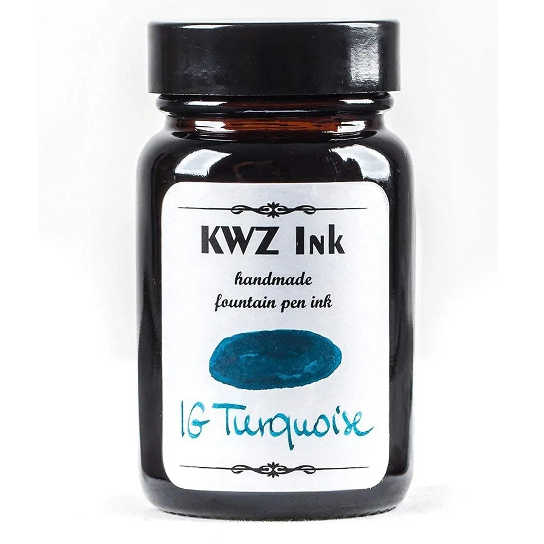 KWZ INK Handmade Fountain Pen Ink  1107-IG Turquoise