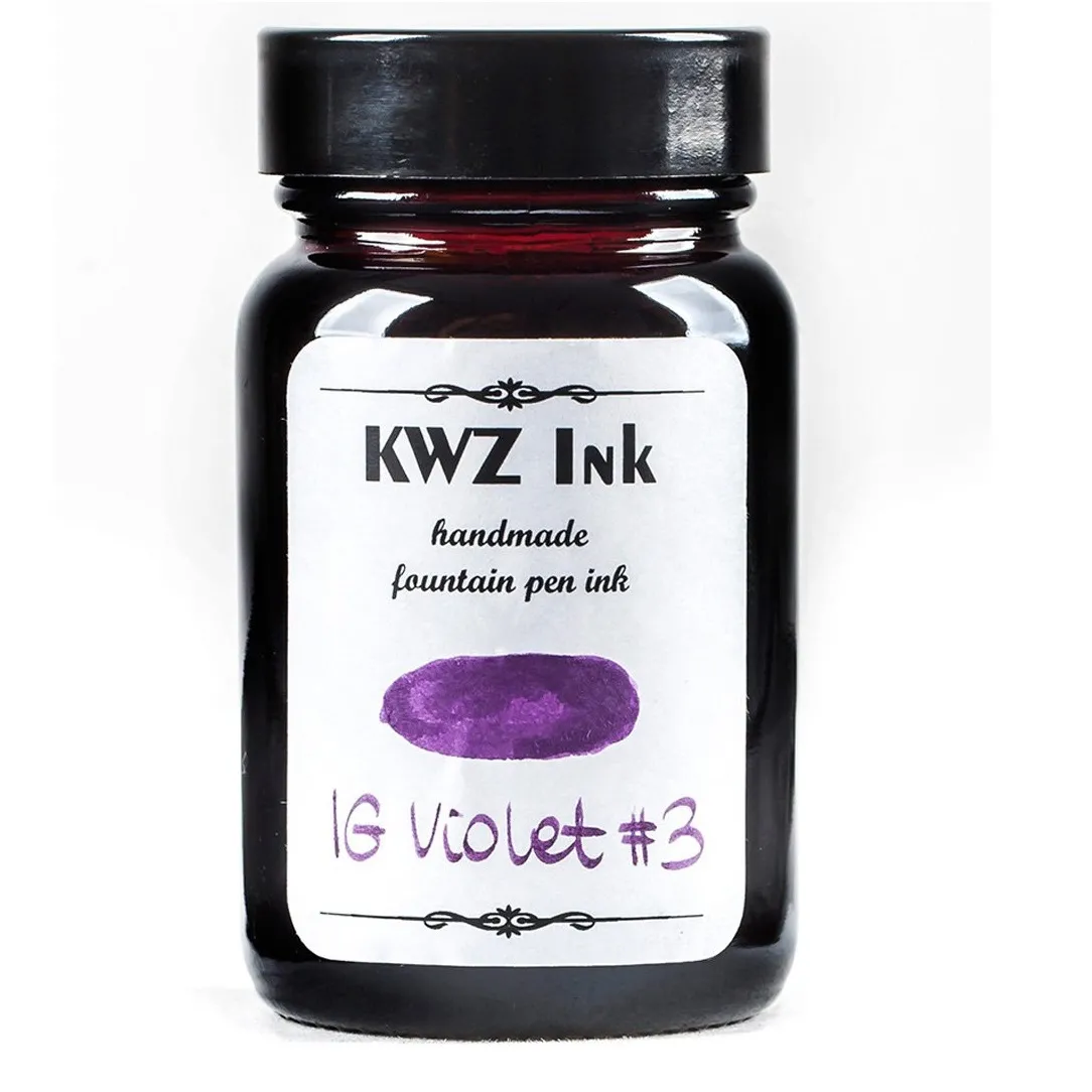 KWZ INK Handmade Fountain Pen Ink 1501-IG Violet #3