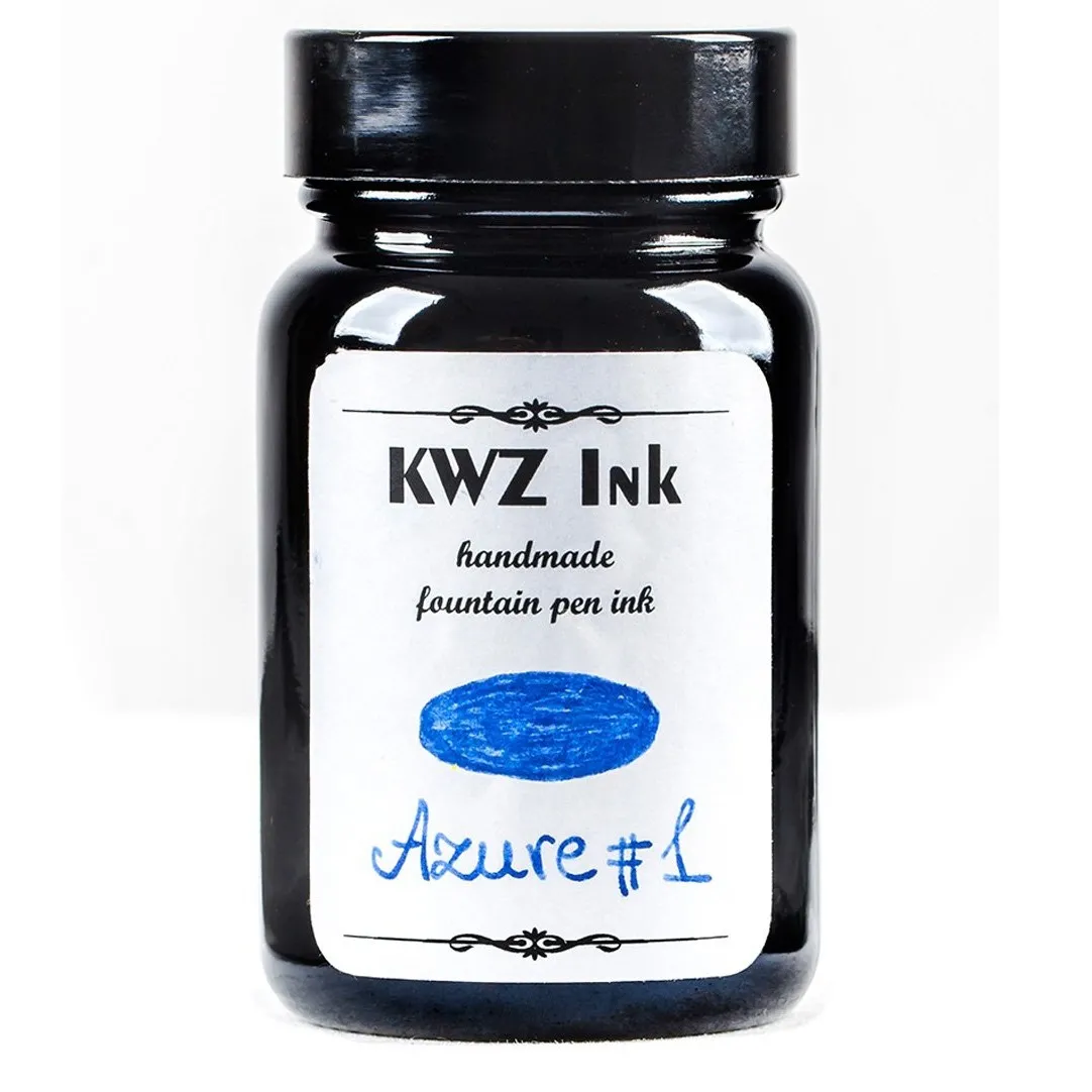 KWZ INK Handmade Fountain Pen Ink Made in Poland -4100-Azure #1