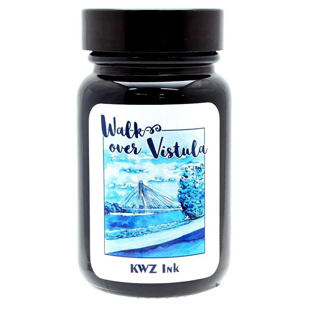 KWZ INK Handmade Fountain Pen Ink Sheen Effect 4109-Walk over Vistula