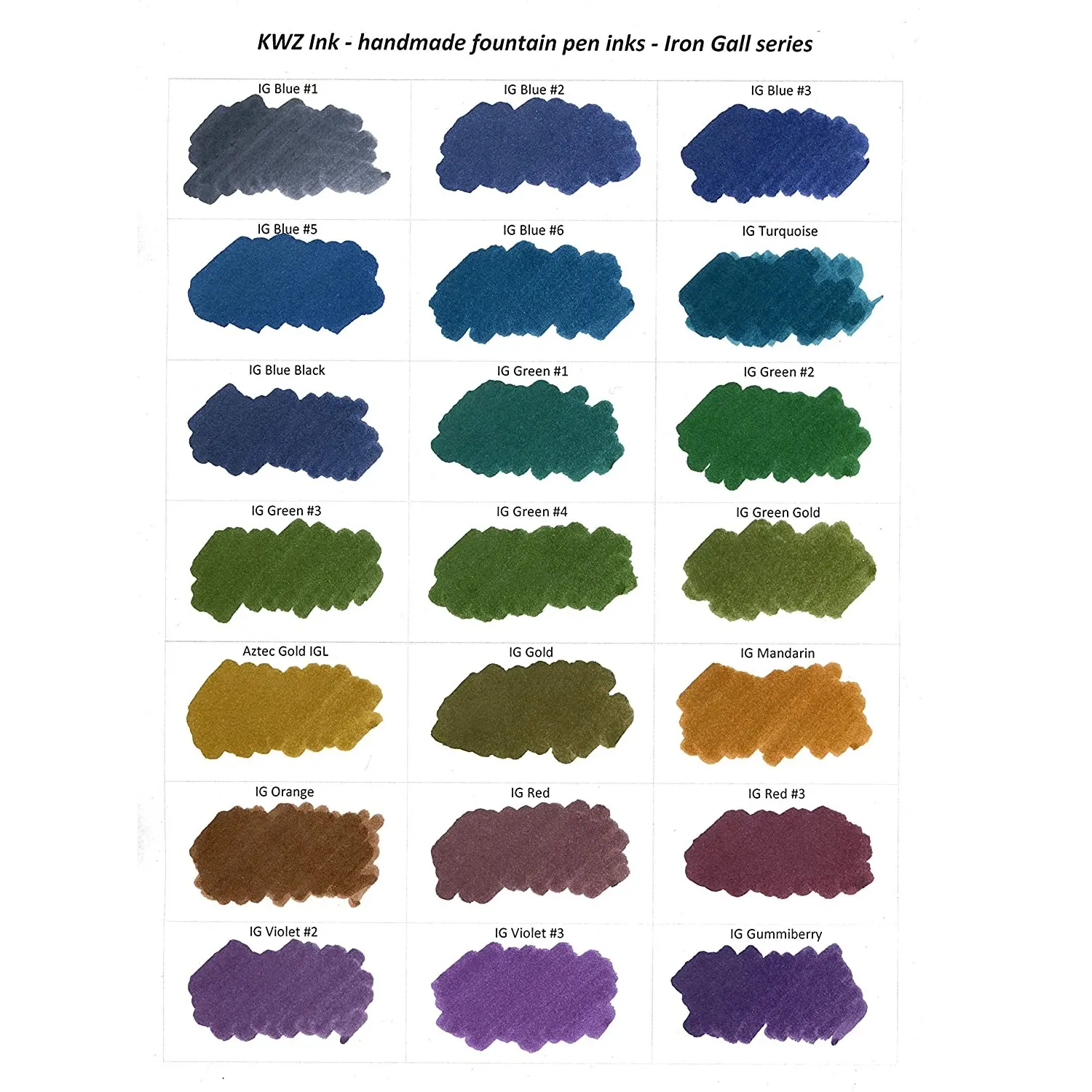 KWZ INK Handmade Fountain Pen Ink Sheen Effect 4110-Sheen Machine