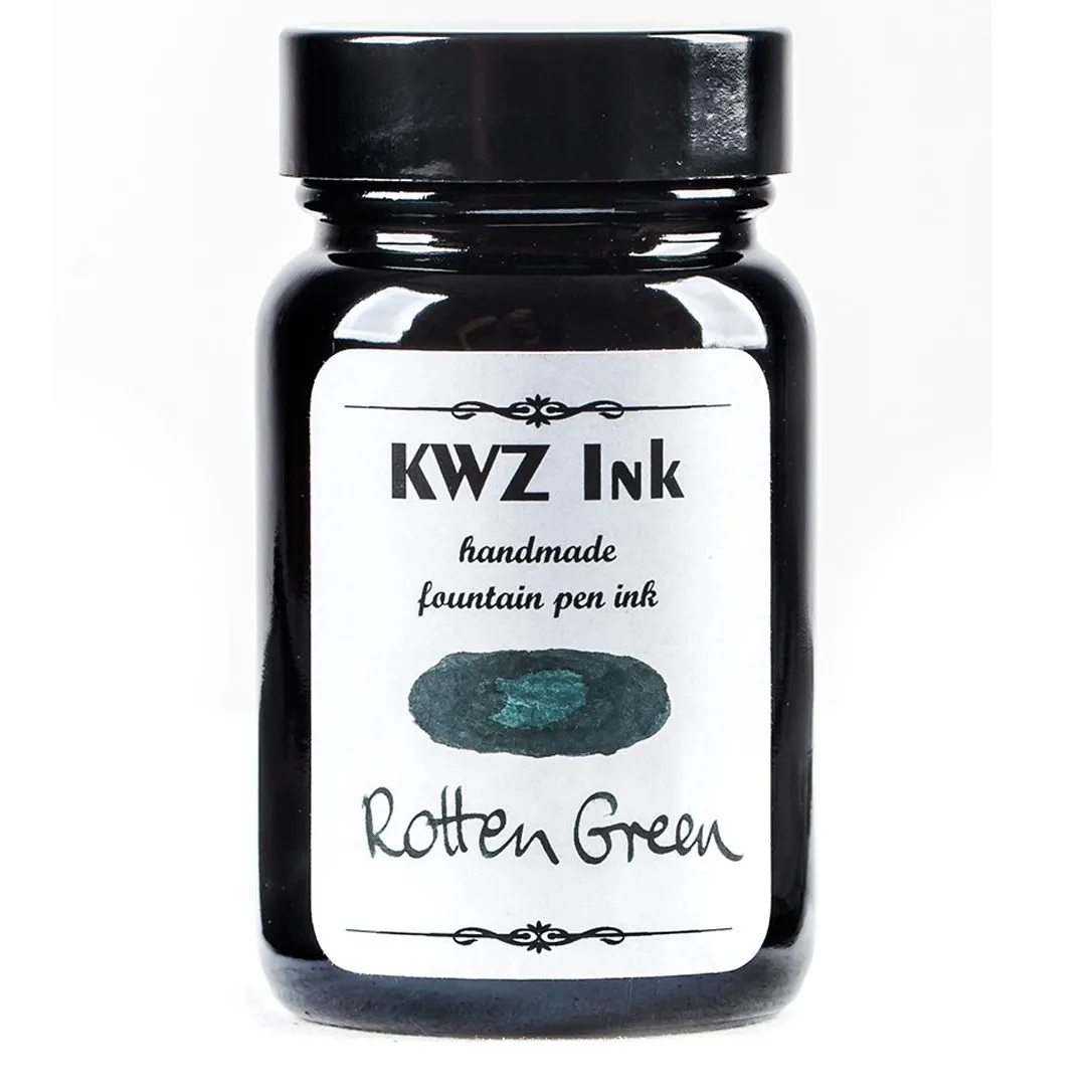 KWZ INK Handmade Fountain Pen Ink Made in Poland -4209-Rotten Green