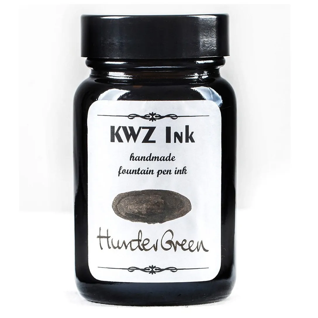 KWZ INK Handmade Fountain Pen Ink Made in Poland -4210-Hunter Green
