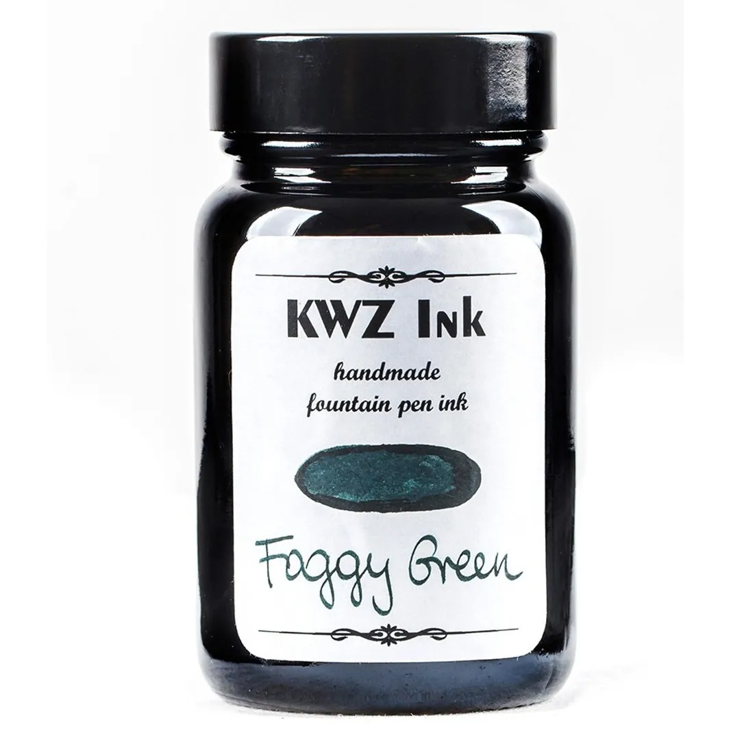KWZ INK Handmade Fountain Pen Ink Made in Poland -4211-Foggy Green