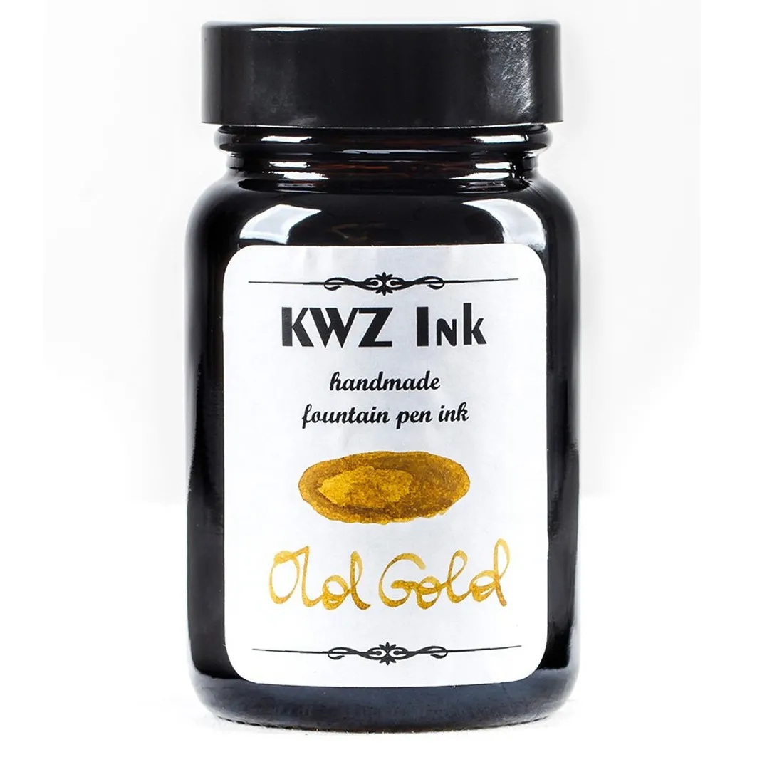 KWZ INK Handmade Fountain Pen Ink Made in Poland -4301-Old Gold